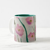 Pop Mug en fleurs roses (Devant gauche)