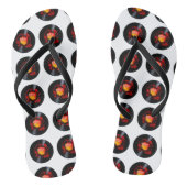 Pop muziek met lange afspeelgegevens exploiteren teenslippers (Voetbed)