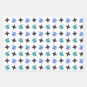 Pop Ninja Throwing Star Inpakpapier Vel (Voorkant 3)