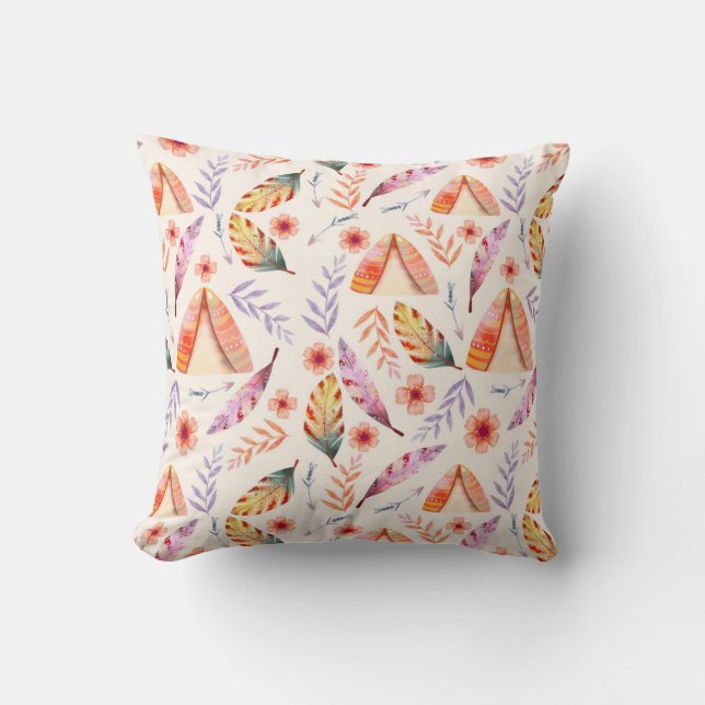 Pop of Joy Throw Pillow Kussen (Voorkant)