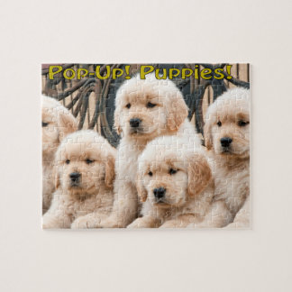 Pop omhoog! Puppies Legpuzzel