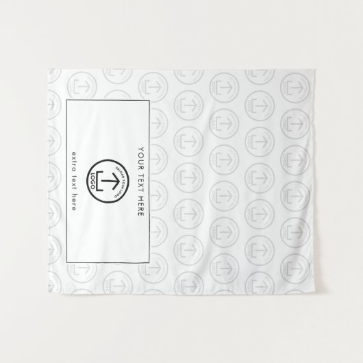 Pop omhoog Winkel Tafel Runner Banner Logo Patroon Wandkleed (Voorkant (horizontaal))