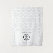 Pop omhoog Winkel Tafel Runner Banner Logo Patroon Wandkleed (Voorkant)