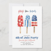 Pop on Over 4 juillet Invitation du parti, Indépen (Devant)