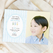 Pop on Over Blue Popsicle Invitation Anniversaire