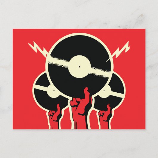 Pop op cd briefkaart (Voorkant)