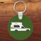 pop op chinook camper retro lemon en limoen sleutelhanger (Voorkant)