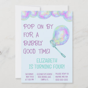 Pop op door voor een Bubbly Good Time! Bubble Verj Kaart