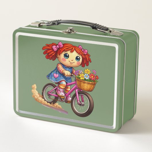 Pop op een fiets (Voorkant)