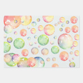 Pop op over! Zeepbellen verjaardags kind Inpakpapier Vel (Voorkant 2)