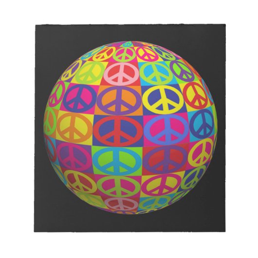 Pop Peace Balls Notitieblok (Voorkant)