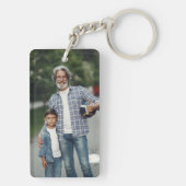 Pop Photo Collage | Opa Vaderdag Gift Sleutelhanger (achterkant)