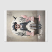 Pop Pink Lady of Ravens Tissuepapier (Voorkant)