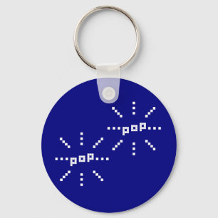 Pop Pop 8-bits Pixelbundel Sleutelhanger