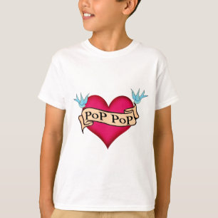 Pop Pop - aangepaste T-shirts voor het Tattoo van