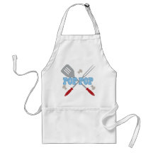 Pop Pop BBQ Grilling Apron Gift