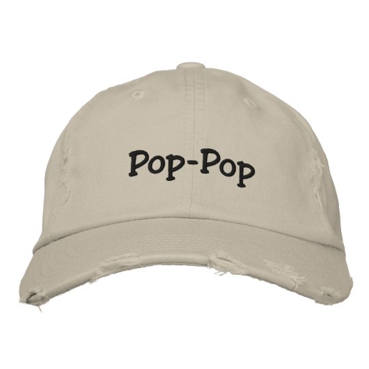 Pop Pop Casquette brodé (Devant)