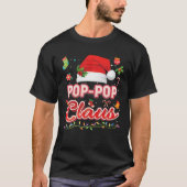 Pop-Pop Claus Matching Family kerstSanta Paja T-shirt (Voorkant)