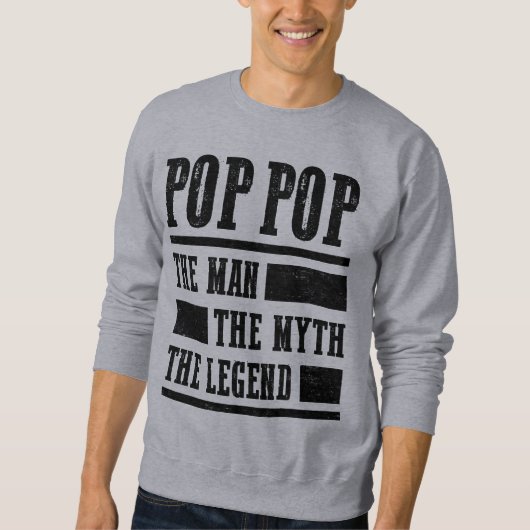 Pop Pop de Man de mythe de legende Trui (Voorkant)