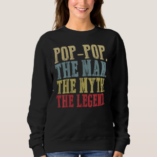 Pop Pop het Man de mythe de legende voor opa Trui