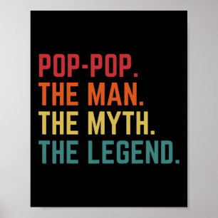  Pop-pop Man Mythe Legend Daddy Opa Fath Poster