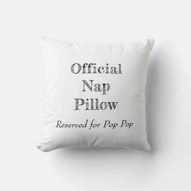 Pop Pop Nap Pillow Kussen (Voorkant)