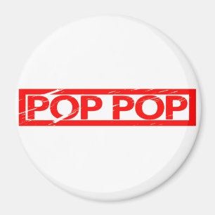 Pop pop Stempel Magneet