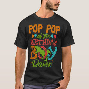 POP POP van de jongen Rawr Dinosaur T-shirt