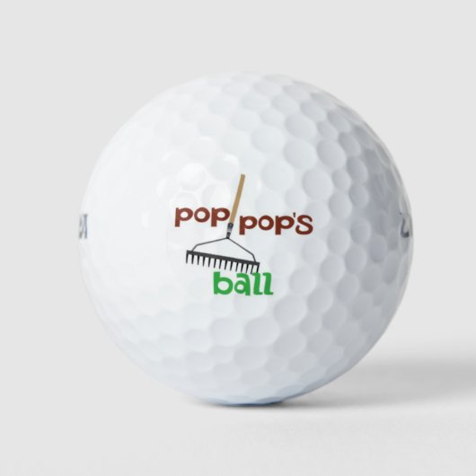 Pop poppen Ball Golfballen (Voorkant)