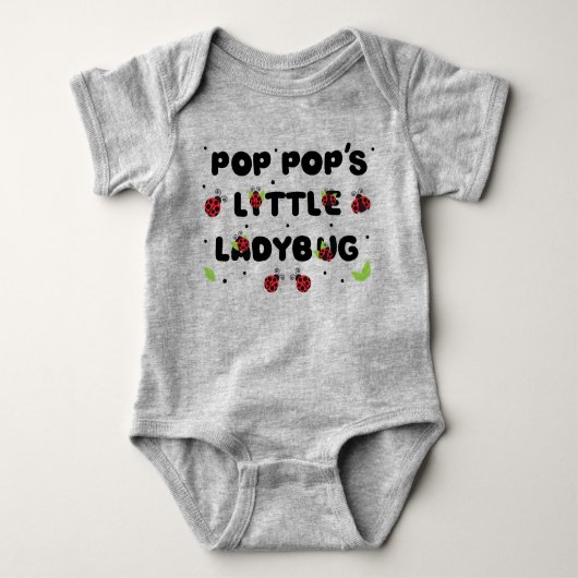 Pop Pop's Kleine Lieveboompzaad - Schattig  Romper (Voorkant)