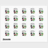 Pop Quiz Funny Soda Pop Pun Ronde Sticker (Vel)