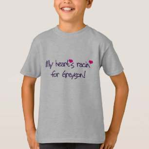 POP RETRO: "MIJN HARTERACIN VOOR GREYSON!" T-SHIRT