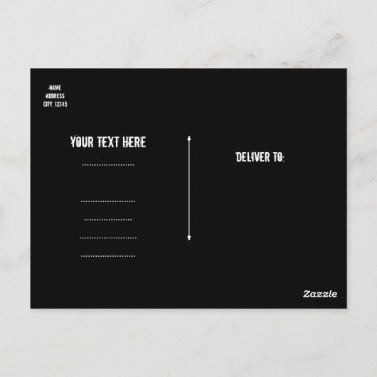 Pop Rock Star Verjaardagsdans Feest Dank u Briefkaart (Achterkant)