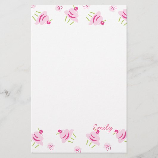 Pop Rt CuPcaKeS Briefpapier (Voorkant)