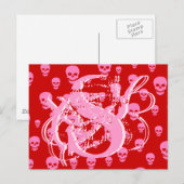 Pop Skulls Briefkaart (Voorkant / Achterkant)