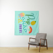 pop snap feest, pop it feest, fidget feest wandkleed (In Situ (horizontaal))