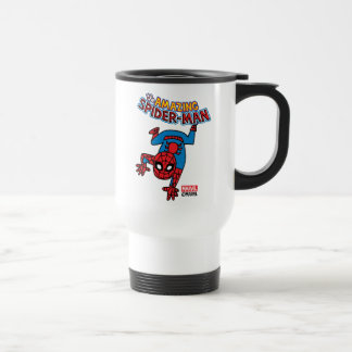 Pop Spider-Man met Logo Reisbeker