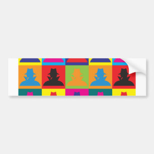 Pop spioneren bumpersticker
