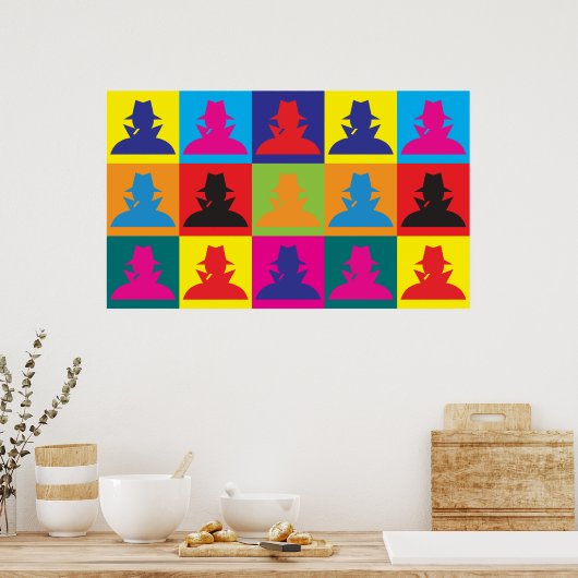Pop spioneren poster (Keuken)