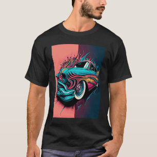Pop Sportauto's met autowrak 3 T-shirt