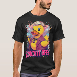 Pop Star Eend â€“ Kwak Af Schattig Grappige Zanger T-shirt
