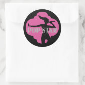 Pop Star Karaoke Étiquettes de fête d'anniversaire (Sac)