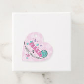 Pop Star Verjaardag Hart Favoriet Dank u Label (In situ)