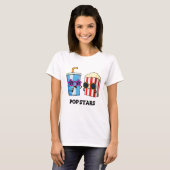 Pop Stars Funny Snack Pun T-shirt (Voorkant volledig)