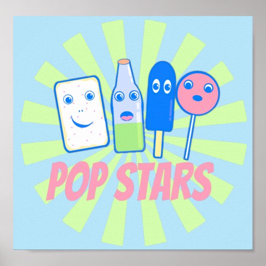 Pop Stars Poster (Voorkant)