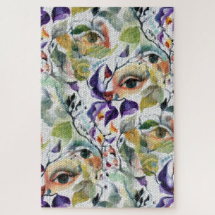 Pop Surrealisme Mozaïek Patroon Abstract Contempor Legpuzzel