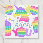 Pop The Birthday Dank u Bedankjes Labels (Voorkant)