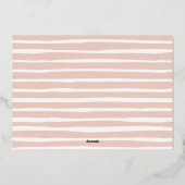 Pop The Bubbly | Anniversaire Foil Invitation (Verso)