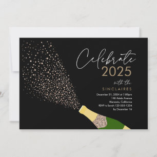 Pop the Bubbly carte du Nouvel An