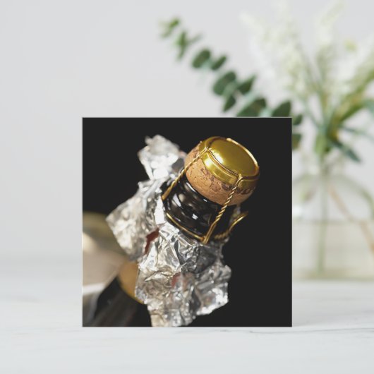 Pop the Cork Invitation (Debout devant)